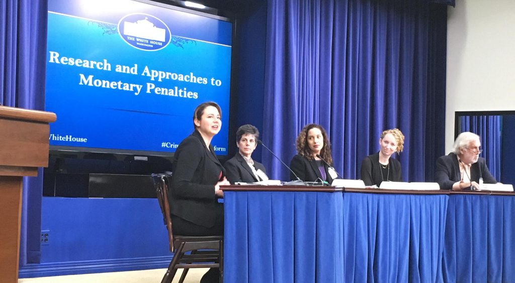 Dr. Marie VanNostrand speaking at White House